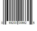 Barcode Image for UPC code 069200006625