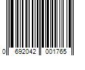 Barcode Image for UPC code 0692042001765