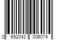 Barcode Image for UPC code 0692042006074