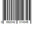 Barcode Image for UPC code 0692042014345