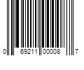 Barcode Image for UPC code 069211000087