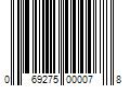 Barcode Image for UPC code 069275000078