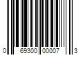 Barcode Image for UPC code 069300000073