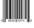 Barcode Image for UPC code 069300000745