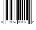 Barcode Image for UPC code 069352000052