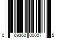 Barcode Image for UPC code 069360000075