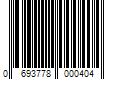 Barcode Image for UPC code 0693778000404