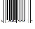 Barcode Image for UPC code 069424000072