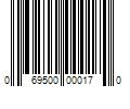 Barcode Image for UPC code 069500000170