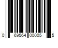 Barcode Image for UPC code 069564000055