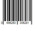 Barcode Image for UPC code 0696260006281