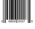 Barcode Image for UPC code 069636000075