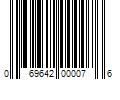 Barcode Image for UPC code 069642000076