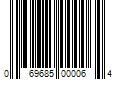 Barcode Image for UPC code 069685000064