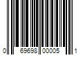 Barcode Image for UPC code 069698000051