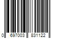 Barcode Image for UPC code 0697003831122