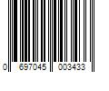 Barcode Image for UPC code 0697045003433