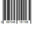 Barcode Image for UPC code 0697045151165