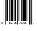 Barcode Image for UPC code 069705000067