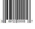 Barcode Image for UPC code 069722000057