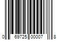 Barcode Image for UPC code 069725000078