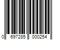 Barcode Image for UPC code 0697285000254