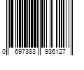 Barcode Image for UPC code 0697383936127. Product Name: AMMEX GLOVEWORKS Black Nitrile Industrial Disposable Gloves 5 Mil Large 1000