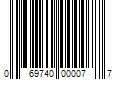 Barcode Image for UPC code 069740000077