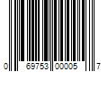 Barcode Image for UPC code 069753000057