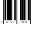 Barcode Image for UPC code 0697713700039