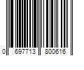 Barcode Image for UPC code 0697713800616