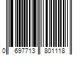 Barcode Image for UPC code 0697713801118