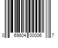 Barcode Image for UPC code 069804000067