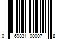 Barcode Image for UPC code 069831000078