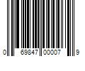 Barcode Image for UPC code 069847000079