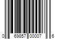 Barcode Image for UPC code 069857000076