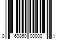 Barcode Image for UPC code 069860000001