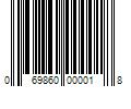 Barcode Image for UPC code 069860000018