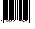 Barcode Image for UPC code 0698616070427