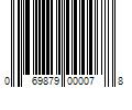 Barcode Image for UPC code 069879000078