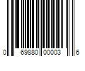 Barcode Image for UPC code 069880000036