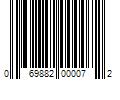 Barcode Image for UPC code 069882000072