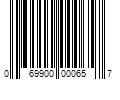 Barcode Image for UPC code 069900000657