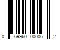 Barcode Image for UPC code 069960000062