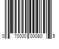 Barcode Image for UPC code 070000000805