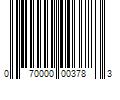 Barcode Image for UPC code 070000003783