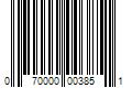 Barcode Image for UPC code 070000003851