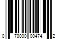 Barcode Image for UPC code 070000004742