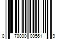 Barcode Image for UPC code 070000005619