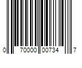 Barcode Image for UPC code 070000007347